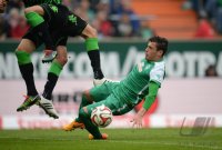 Fussball, 1. Bundesliga  Saison 2014/2015: SV Werder Bremen - Borussia Moenchengladbach