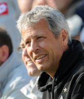 Fussball 1. Bundesliga :  Trainer Lucien Favre (Borussia Moenchengladbach)