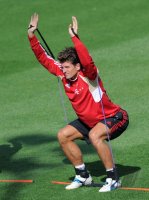 Fussball 1. Bundesliga 11/12: FC Bayern Muenchen Training in Doha
