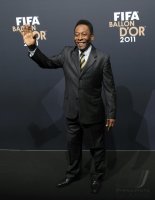 Fussball International FIFA Ballon d Or 2011: Pele (Brasilien)