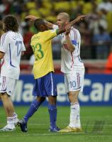 Fussball WM 2006 Brasilien- Frankreich
