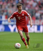 Fussball 1. Bundesliga  Saison  2012/2013:  Thomas Mueller (FC Bayern Muenchen)