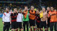 FUSSBALL WM 2014, HALBFINALE: JUBEL Deutschland