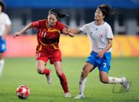 FUSSBALL  Olympia 2008   Viertelfinale  Frauen   China - Japan