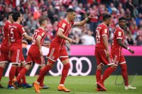 Fussball  1.Bundesliga   Saison 17/18: FC Bayern Muenchen - Borussia Moenchengladbach