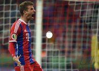 Fussball DFB Pokal Halbfinale 14/15: FC Bayern Muenchen - Borussia Dortmund