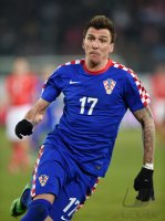 Fussball International Testspiel: Mario Mandzukic (Kroatien)