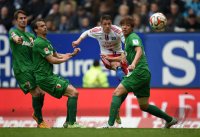 Fussball, 1. Bundesliga  Saison 2014/2015: Hamburger SV - FC Augsburg