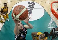 Bsaketball 1. Bundesliga Walter Tigers Tuebingen 65-60  Skyliners Frankfurt