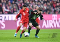 Fussball 1. Bundesliga Saison 19/20: FC Bayern Muenchen - VfL Wolfsburg