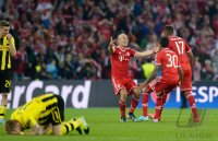 Fussball Champions League Finale 2013:  SCHLUSSJUBEL FC Bayern Muenchen