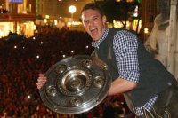 Fussball 1. Bundesliga  Deutscher Meister 14/15 FC Bayern Muenchen