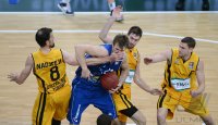 Basketball 1. Bundesliga 2013/2014:  Walter Tigers Tuebingen - Fraport Skyliners Frankfurt