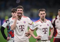 FUSSBALL CHAMPIONS LEAGUE SAISON 24/25
Viertelfinal Rueckspiel, Inter Mailand - FC Bayern Muenchen