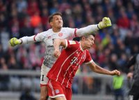 Fussball 1. Bundesliga Saison 17/18: FC Bayern Muenchen - 1. FSV Mainz 05