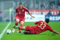 Fussball CHL  Saison 2011/2012:  Bastian Schweinsteiger (FC Bayern Muenchen)
