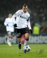 Fussball, Champions League, Saison 2010/2011: Mailand, PANDEV Einzelaktion