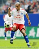 Fussball 1. Bundesliga: Hamburg, DE JONG Einzelaktion am Ball