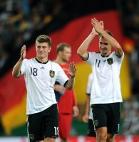 Fussball International  Testspiel:  Toni KROOS , Miroslav KLOSE (v. li., Deutschland)
