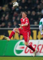 FUSSBALL, 1. BUNDESLIGA, 21. Spieltag: Bayern, SCHWEINSTEIGER Einzelaktion