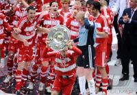 Fussball 1. Bundesliga  2007/2008  Meister FC Bayern Muenchen  RIBERY