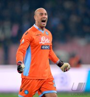 FUSSBALL Coppa Italia  2013/2014: Torwart Pepe Reina (SSC Neapel)