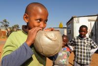Strassenfussballer in RSA;  FIFA Confed Cup 2009