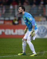 Fussball DFB Pokal Achtelfinale 13/14 : Torwart Daniel Haas (1. FC Union Berlin)