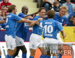 Fussball Bundesliga: Leverkusen - Bochum, Jubel Bochum