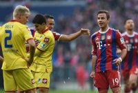Fussball 1. Bundesliga Saison 14/15: FC Bayern Muenchen - TSG 1899 Hoffenheim