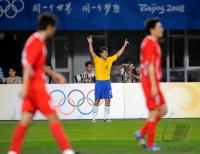 FUSSBALL  Olympia 2008   Vorrunde  Maenner   China - Brasilien