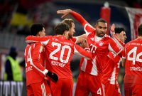 Fussball 1. Bundesliga  Saison  2025/2026  16. Spieltag FC Bayern Muenchen -  VfL Wolfsburg