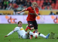 Fussball 1. Bundesliga, Saison 2012/2013:  Bayer 04 Leverkusen - Borussia Moenchengladbach
