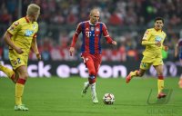 Fussball 1. Bundesliga Saison 14/15: FC Bayern Muenchen - TSG 1899 Hoffenheim