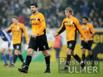 Fussball 1. Bundesliga: Schalke - Bielefeld, Bielefeld enttaeuscht