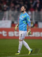 Fussball DFB Pokal Achtelfinale 13/14 : Torwart Daniel Haas (1. FC Union Berlin)