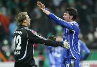 Fussball, 1. Bundesliga: Bremen - Schalke