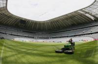 Fussball WM  Stadion Muenchen