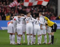 Fussball 1. Bundesliga  Saison 2010/2011:  SC Freiburg - FC Bayern Muenchen