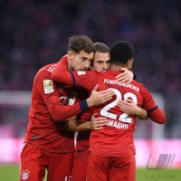 Fussball 1. Bundesliga Saison 18/19: FC Bayern Muenchen - VfB Stuttgart