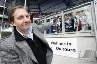 Fussball 1. Bundesliga: Duisburg - Hamburg, Ditsche in Duisburg