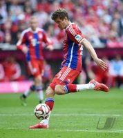 Fussball 1. Bundesliga Saison 14/15: FC Bayern Muenchen - Eintracht Frankfurt
