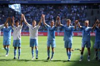 2. Fussball Bundesliga: Bobby Wood, Sandro Kaiser, Benjamin Lauth, Kai Buelow, Stefan Aigner  (v. li., 1860 Muenchen)