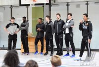 Basketball 2. Bundesliga 19/20 Tigers Tuebingen besuchen Geschwister-Scholl-Schule