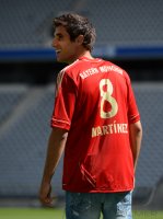 Fussball 1. Bundesliga, Saison 2012/2013:  Pressekonferenz mit  Javi Martinez
