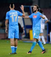 FUSSBALL  CHL  Saison 2013/2014: SSC Neapel - Olympique Marseille