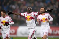 FUSSBALL International Testspiel 2013/2014: JUBEL Sadio Mane (Red Bull Salzburg)