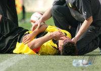 Fussball 1. Bundesliga: Dortmund - Frankfurt, KEHL verletzt