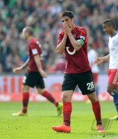 Fussball, 1. Bundesliga  Saison 2013/2014: Hannover 96 -  Hamburger SV