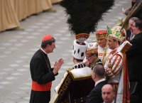 Rom Generalaudienz; Rainer Maria Kardinal Woelki, Erzbischof von Koeln mit Papst Franziskus I.